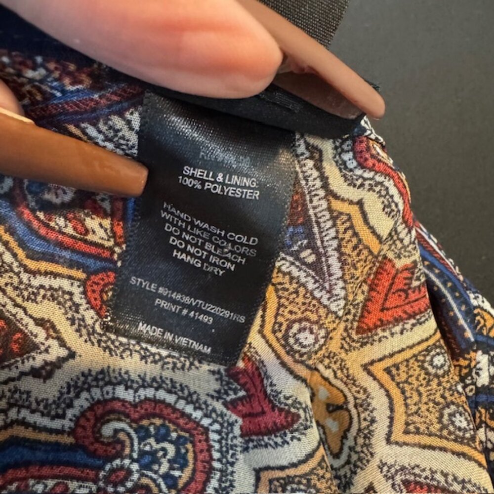 Kate and Lily Woman Paisley Maxi Dress – Size 20W - Picture 9 of 10